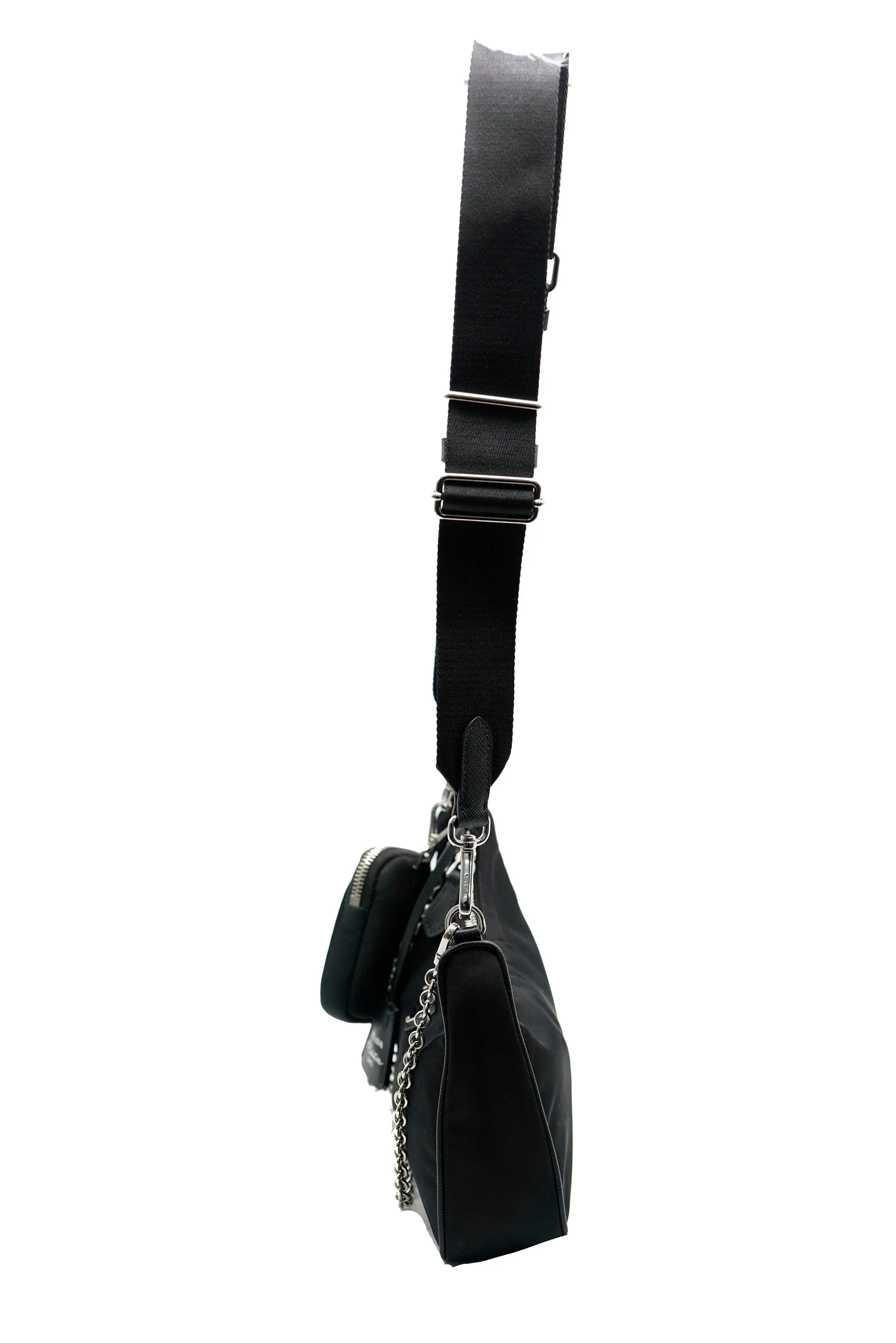 Prada Black Re edition pochette bag ALL0257