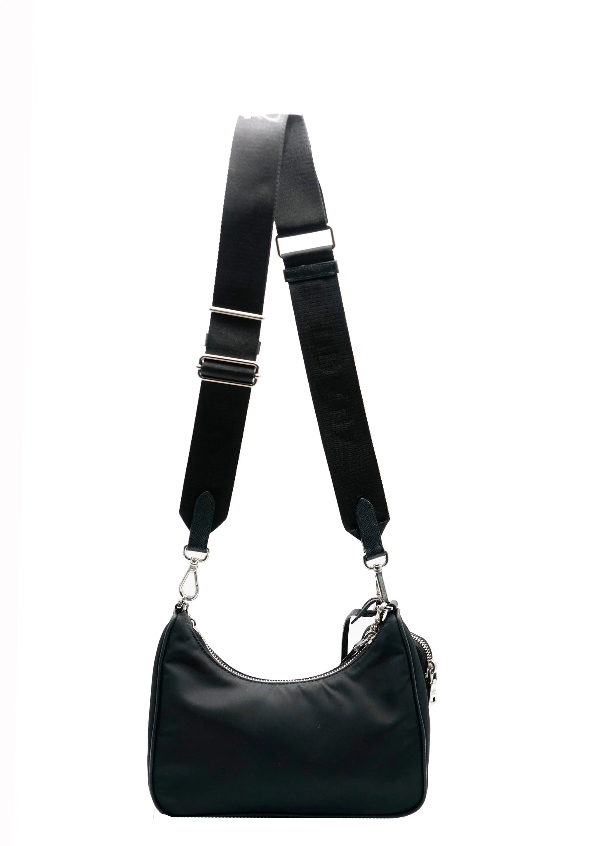 Prada Black Re edition pochette bag ALL0257