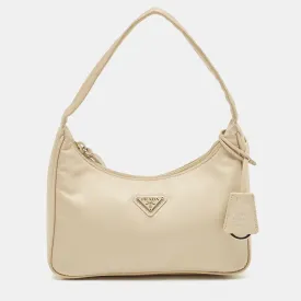 Prada Cream Nylon Re-Edition 2000 Bag