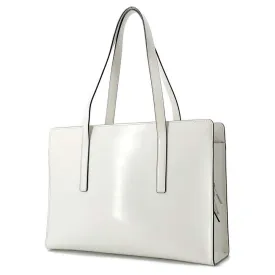 PRADA Handbag 1995 Re Edition White 1BA350 BrushedLeather Size Medium