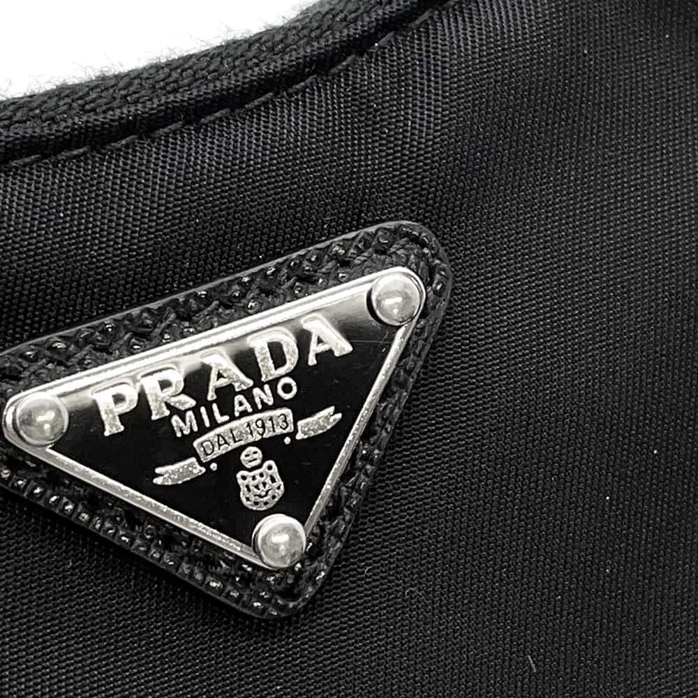 PRADA Re-Edition Mini Shoulder Bag Black 1TT122 Nylon