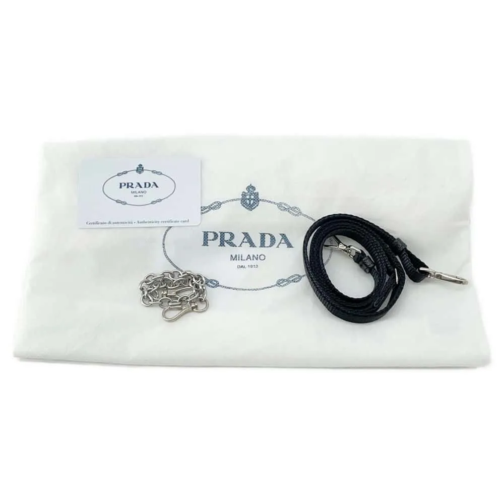 PRADA Re-Edition Mini Shoulder Bag Black 1TT122 Nylon