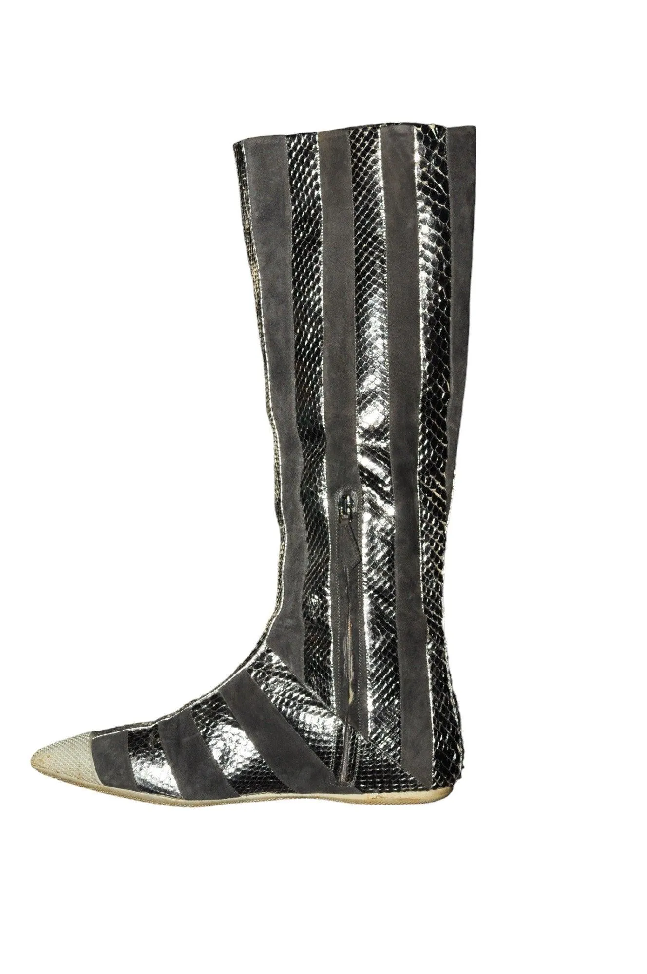 PRADA Women Boots Regular fit in Gray - 8