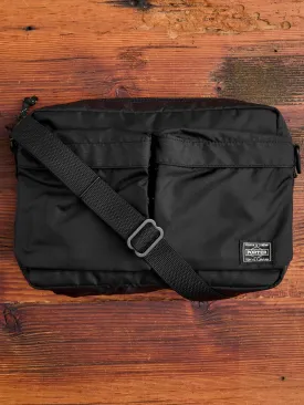 "Force" Shoulder Bag (S) in Black
