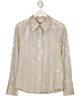 Rat & Boa Nude Celine Shirt UK XS