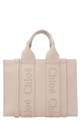 Small Woody Tote Bag - Cement Pink