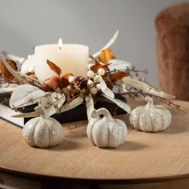 Stoneware Cream Pumpkin