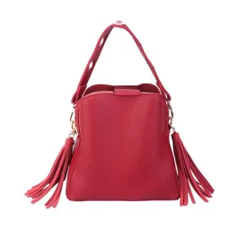 Tassel Bucket Bag