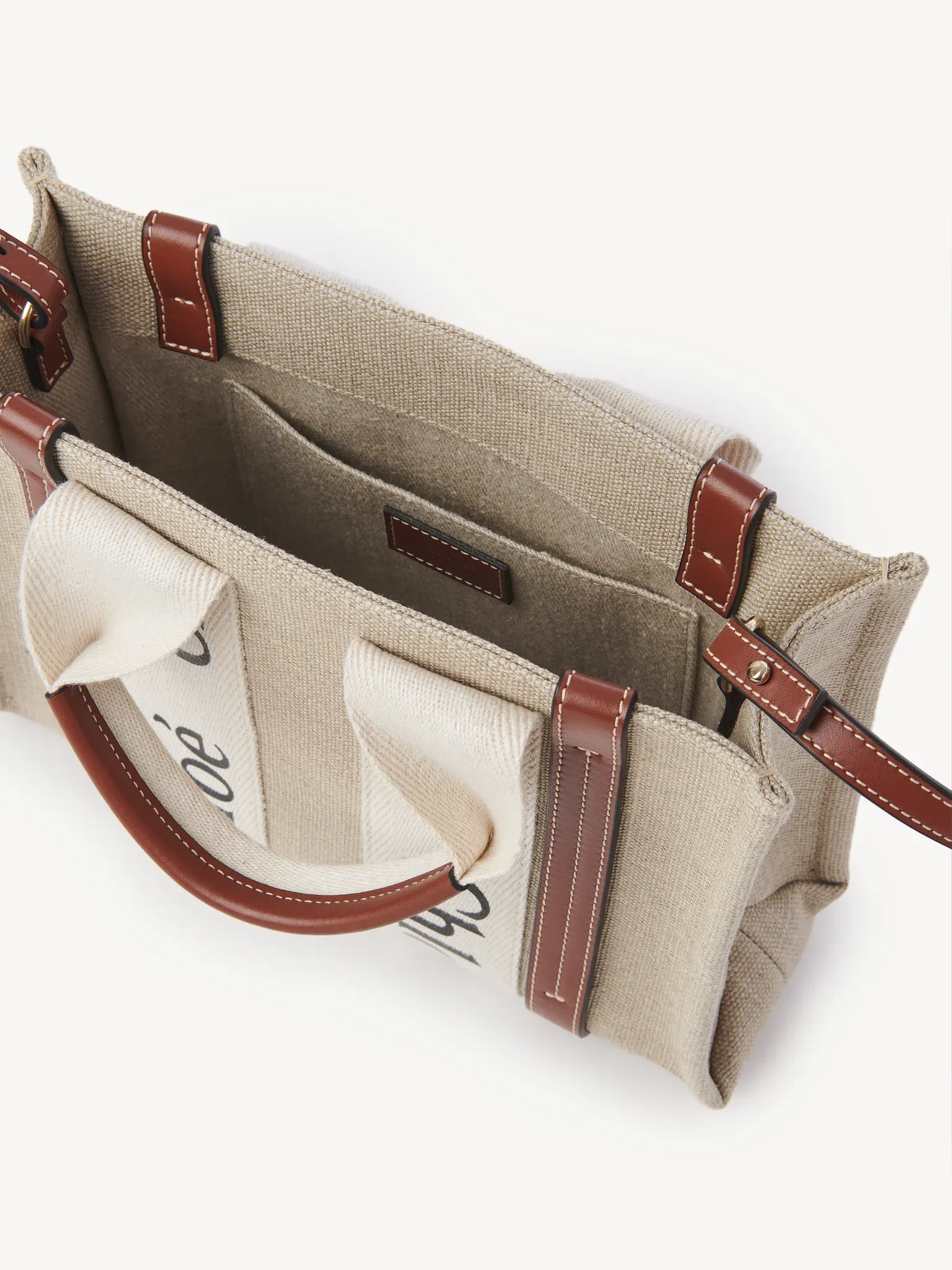 WOODY SMALL TOTE WITH STRAP