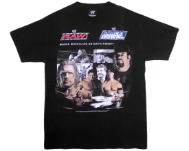 WWE RAW VS SMACKDOWN T-SHIRT MEDIUM