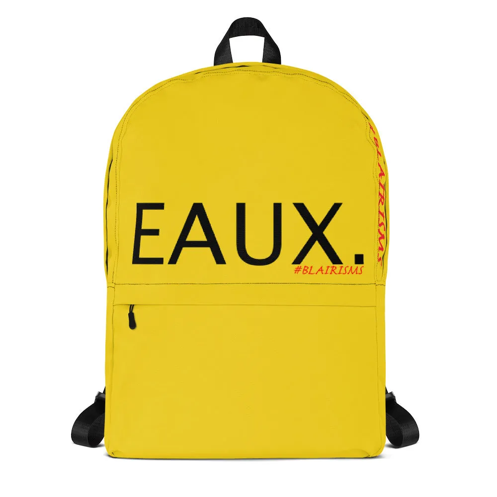 YELLOW & BLACK EAUX. Backpack