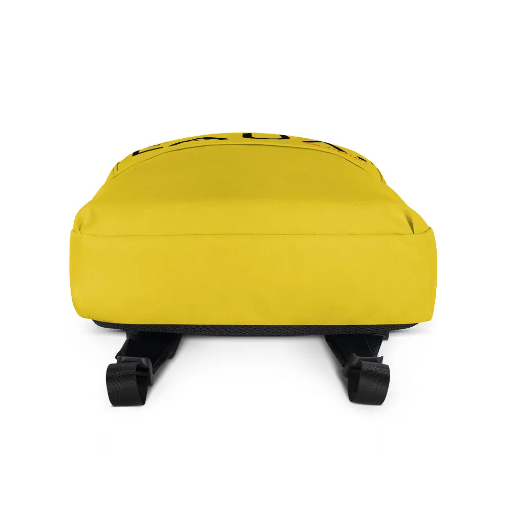 YELLOW & BLACK EAUX. Backpack