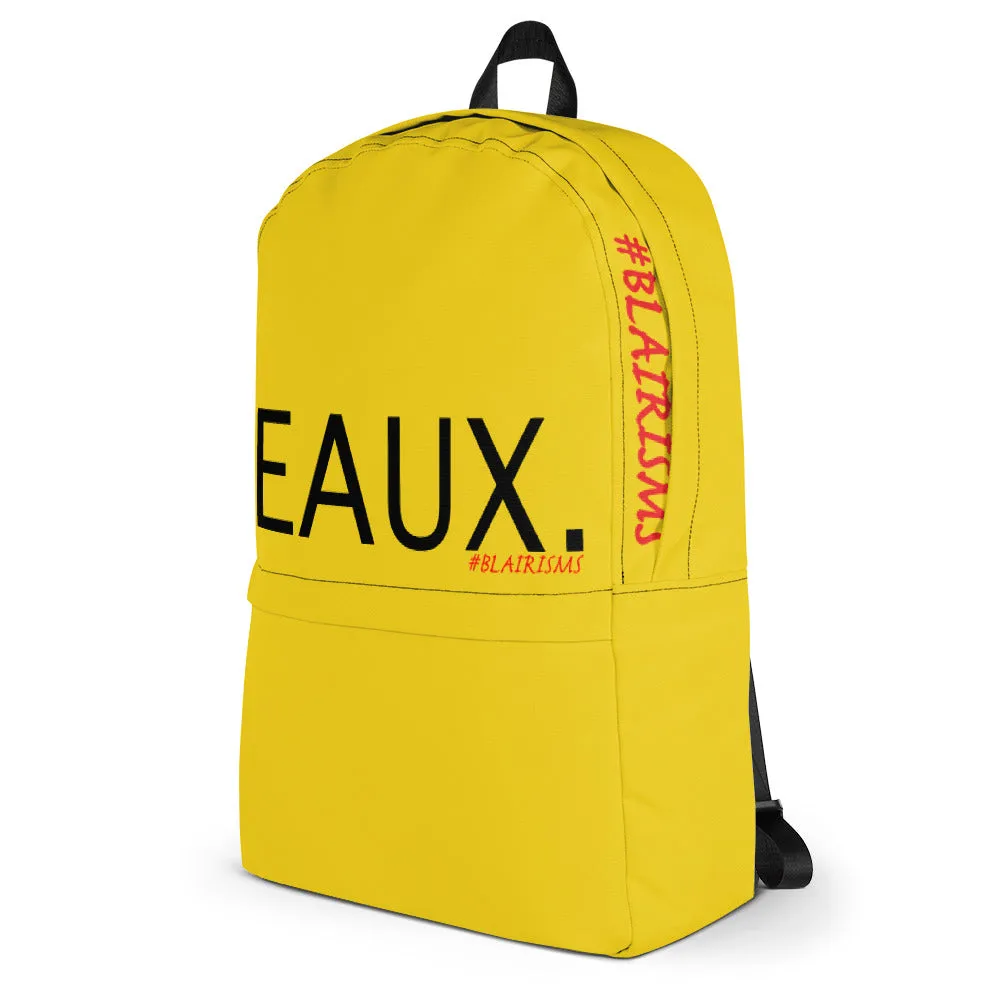 YELLOW & BLACK EAUX. Backpack